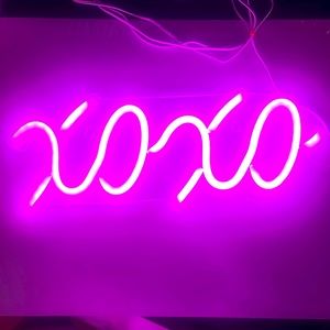XOXO Pink Neon Sign